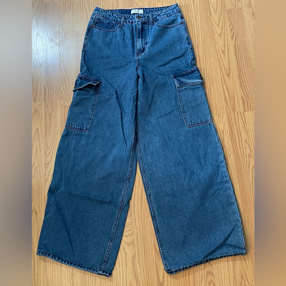 Forever 21 Extra Wide Leg Jeans